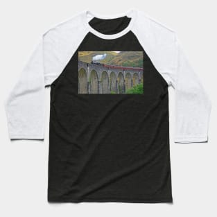 The Jacobite crossing Glenfinnan Viaduct, May 2023 Baseball T-Shirt